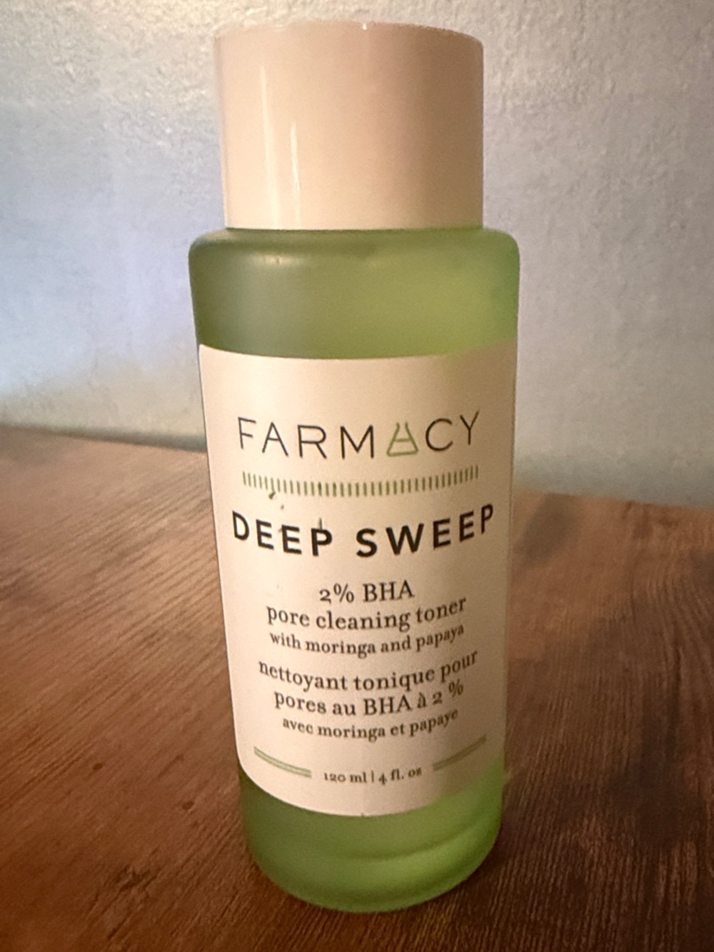 Farmacy Deep Sweep Pore Cleaning Toner — Light Green & White 4 fl oz